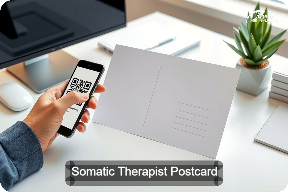 Somatic Therapist Postcard Sample 01 · 6" x 9" design sample