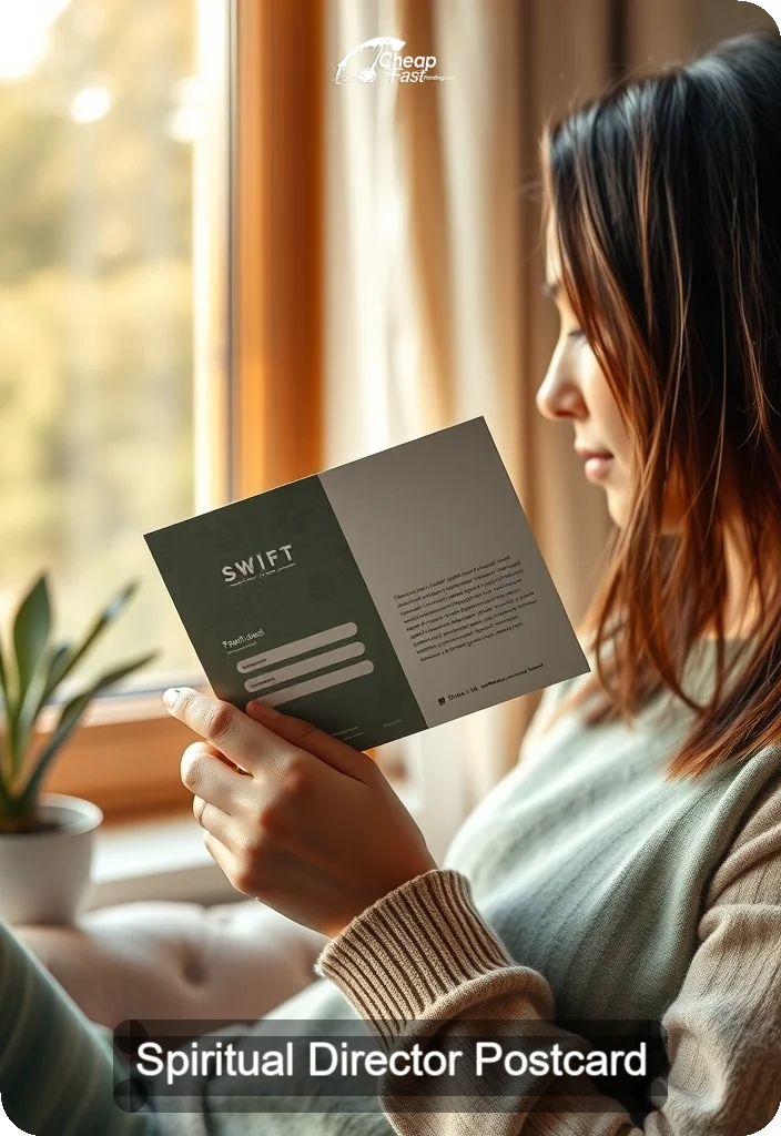 Spiritual Director Postcard Sample 04 · 4.5" x 6.5" design sample