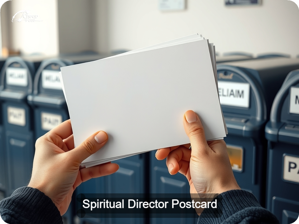Spiritual Director Postcard Sample 05 · 6.5" x 9" design sample