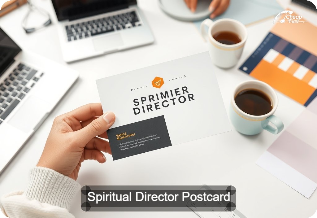 Spiritual Director Postcard Sample 07 · 4" x 6" design sample