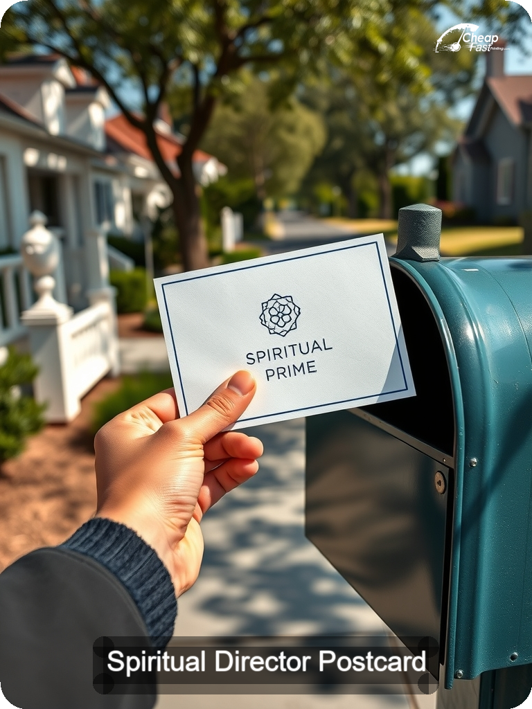 Spiritual Director Postcard Sample 08 · 5" x 7" design sample