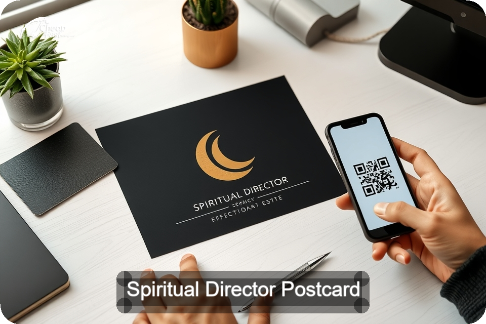 Spiritual Director Postcard Sample 09 · 6" x 9" design sample
