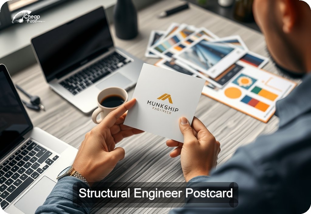 Structural Engineer Postcard Sample 02 · 4" x 6" design sample