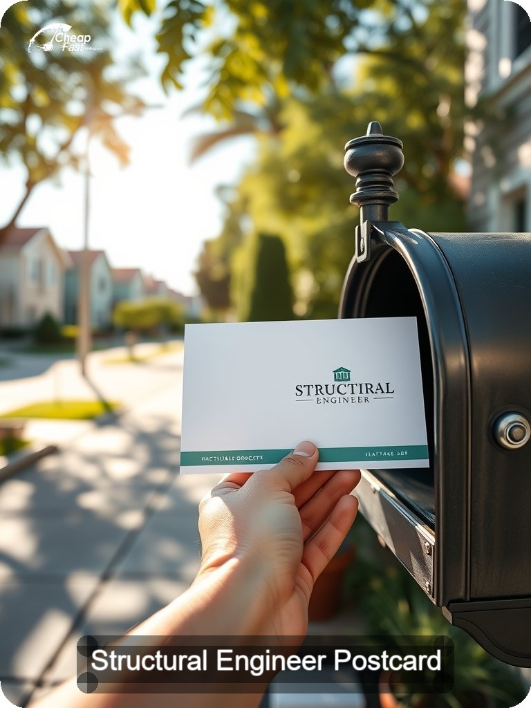 Structural Engineer Postcard Sample 03 · 5" x 7" design sample