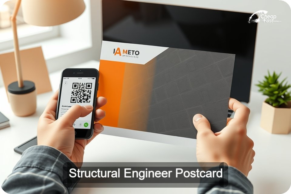 Structural Engineer Postcard Sample 04 · 6" x 9" design sample