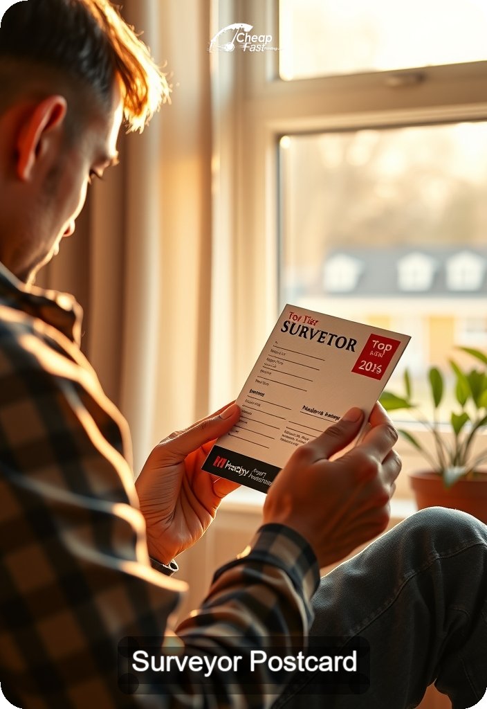 Surveyor Postcard Sample 05 · 4.5" x 6.5" design sample