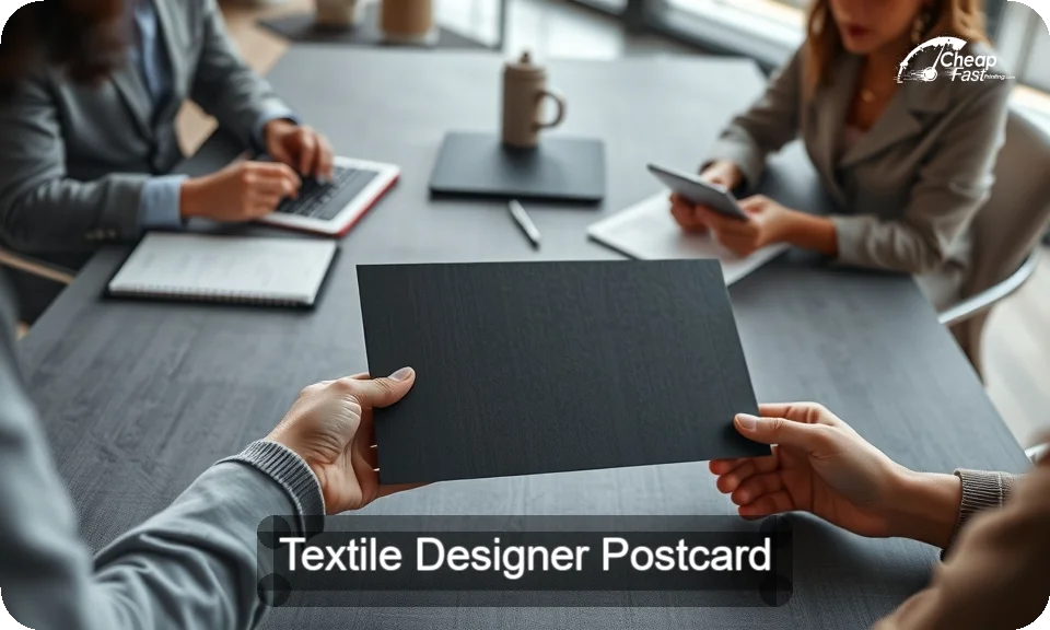 Textile Designer Postcard Sample 03 · 4" x 9" design sample
