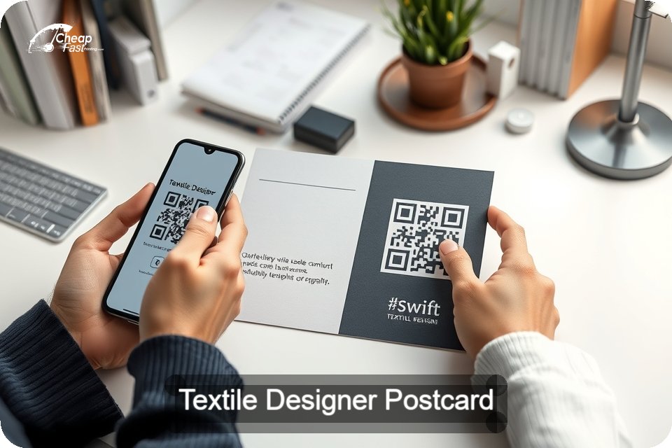 Textile Designer Postcard Sample 09 · 6" x 9" design sample