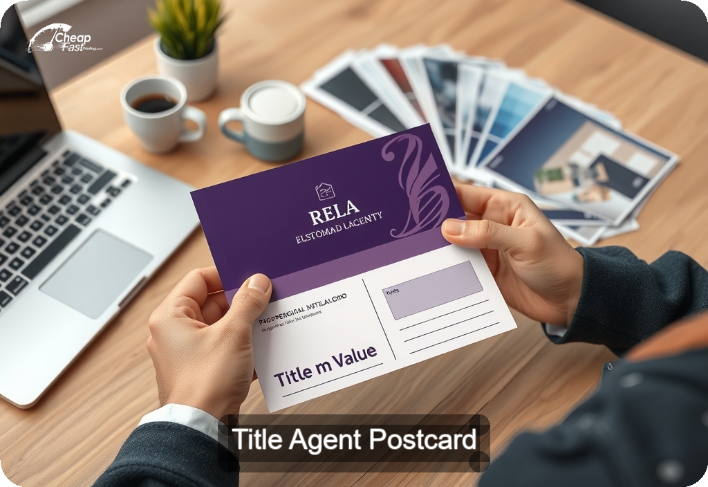 Title Agent Postcard Sample 01 · 4" x 6" design sample