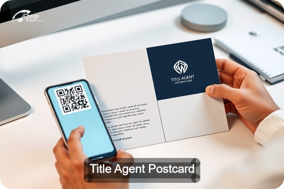 Title Agent Postcard Sample 03 · 6" x 9" design sample