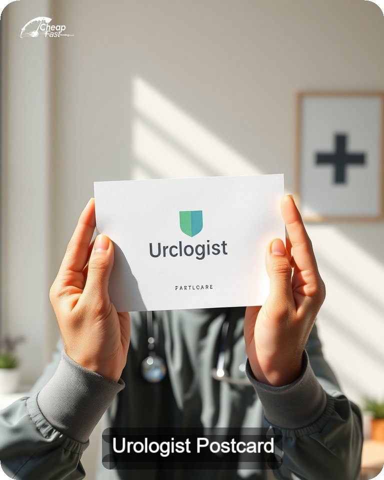 Urologist Postcard Sample 03 · 4.25" x 5.5" design sample