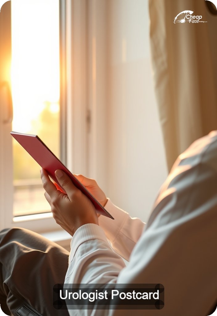 Urologist Postcard Sample 05 · 4.5" x 6.5" design sample