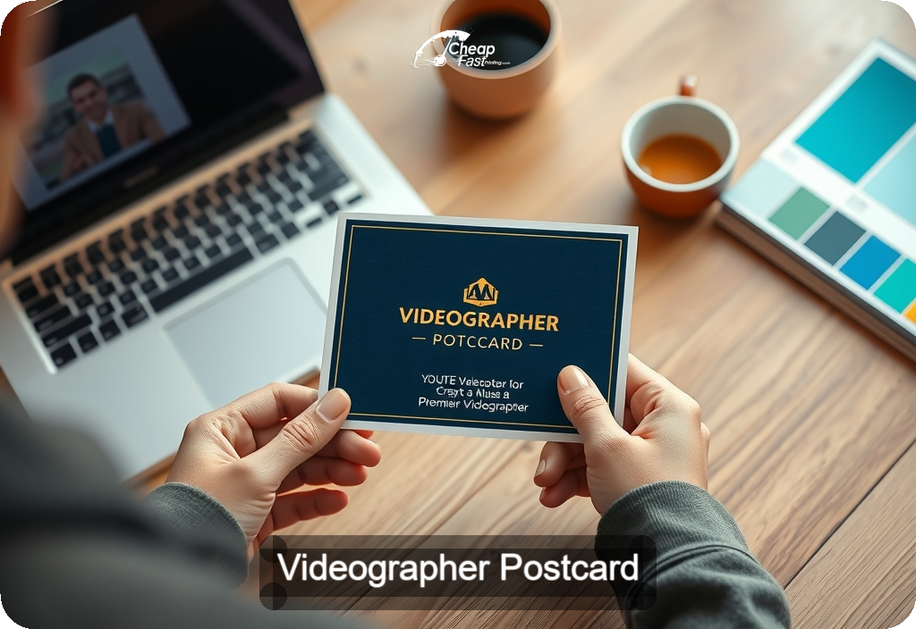 Videographer Postcard Sample 07 · 4" x 6" design sample