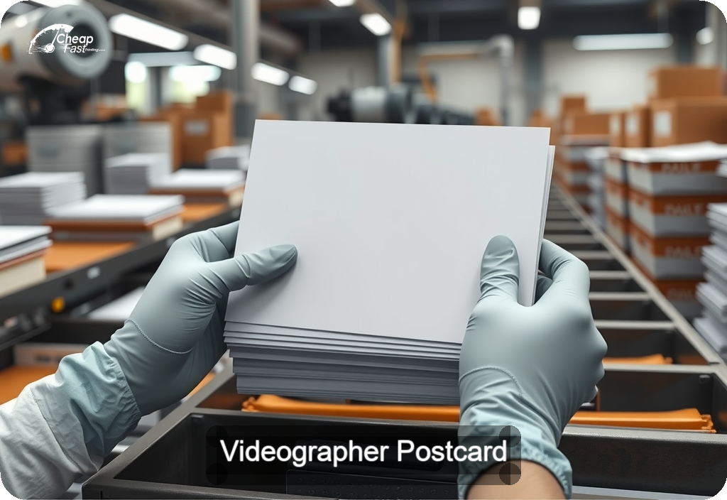 Videographer Postcard Sample 10 · 6" x 11" design sample