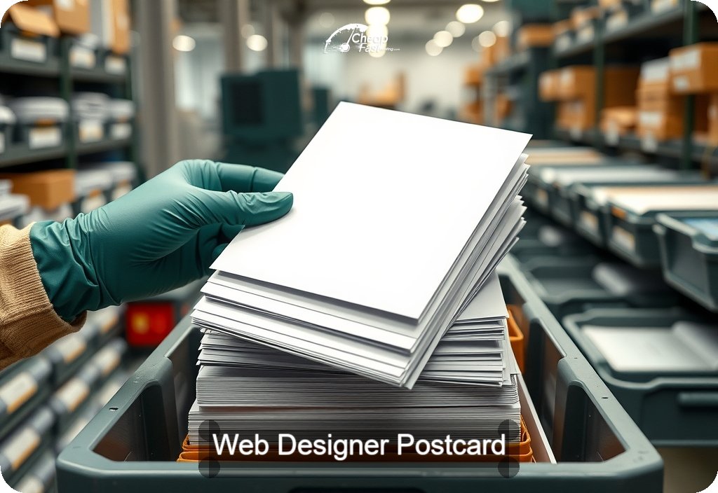 Web Designer Postcard Sample 07 · 6" x 11" design sample