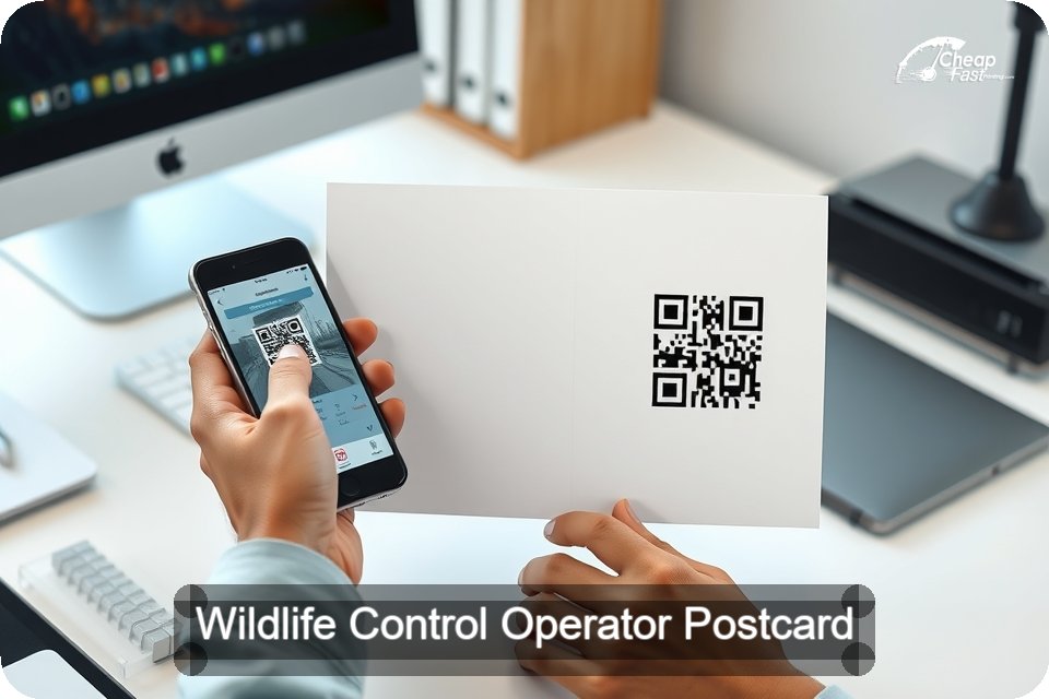 Wildlife Control Operator Postcard Sample 06 · 6" x 9" design sample