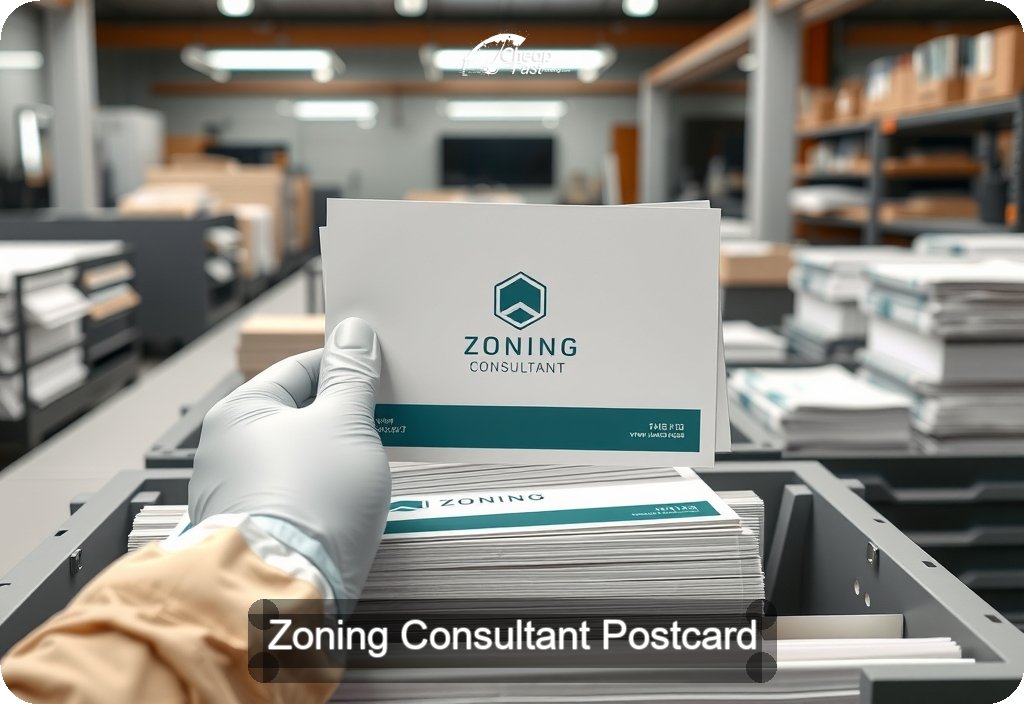 Zoning Consultant Postcard Sample 09 · 6" x 11" design sample