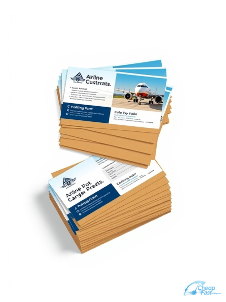 5000 Discount 3x6 18pt Premium Kraft Airline Pilot Bulk Postcards