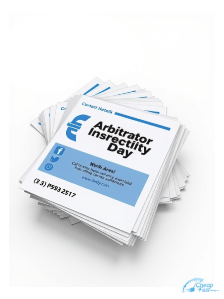 Arbitrator 3" x 5" Postcards printed on premium cardstock