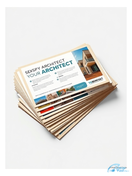 Architect 3" x 6" Postcards printed on premium cardstock