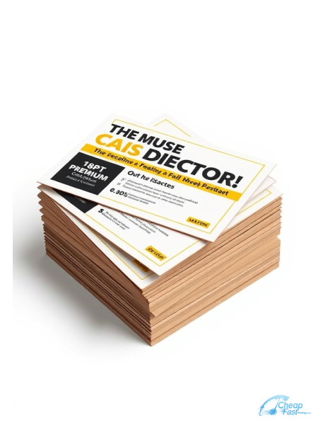 5000 Reduced Price 4.5x4.5 18pt Premium Kraft Art Director Bulk Postcards