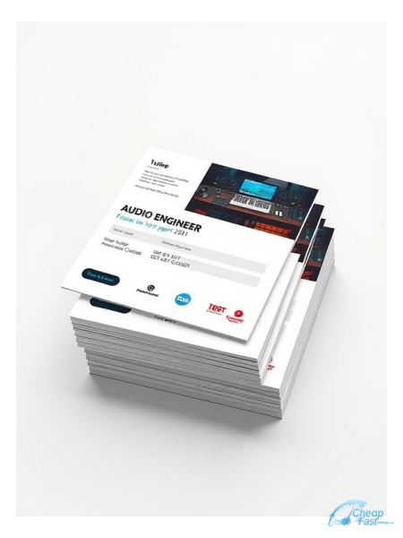 Audio Engineer 3.5" x 5.5" Postcards printed on premium cardstock