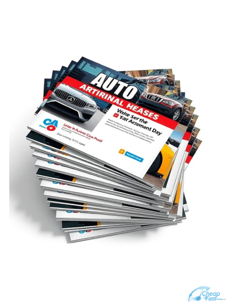 Auto Detailer 3" x 3" Postcards printed on premium cardstock