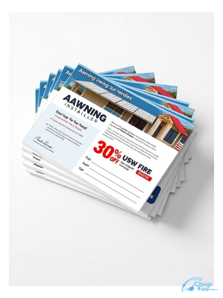 250 Speedy 6x9 13pt Premium Linen Awning Installer Bulk Postcards