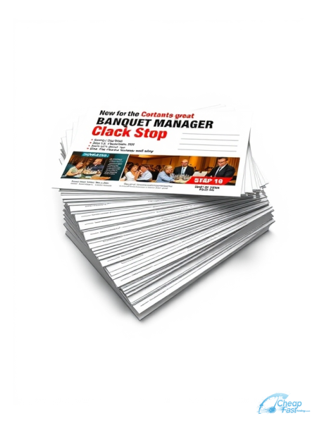 5000 Accelerated 6.5x12 18pt Premium Kraft Banquet Manager Bulk Postcards