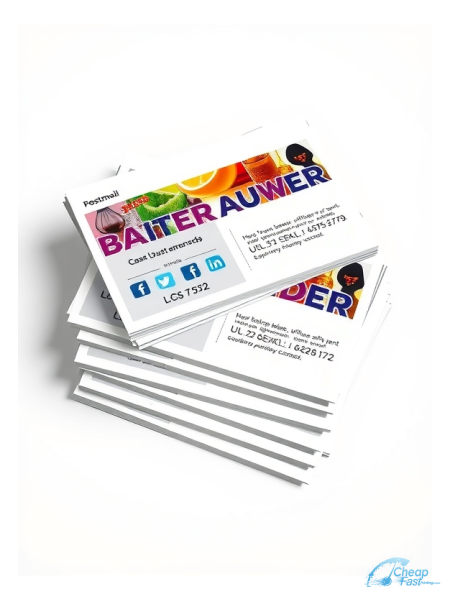 250 Affordable 2.75x8.5 13pt Premium Linen Bartender Bulk Postcards