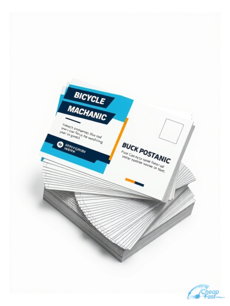 Bicycle Mechanic 3" x 5" Postcards printed on premium cardstock