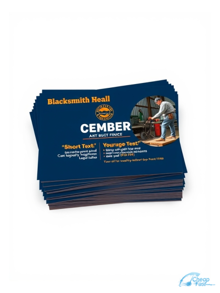 Blacksmith 4" x 4" Postcards printed on premium cardstock