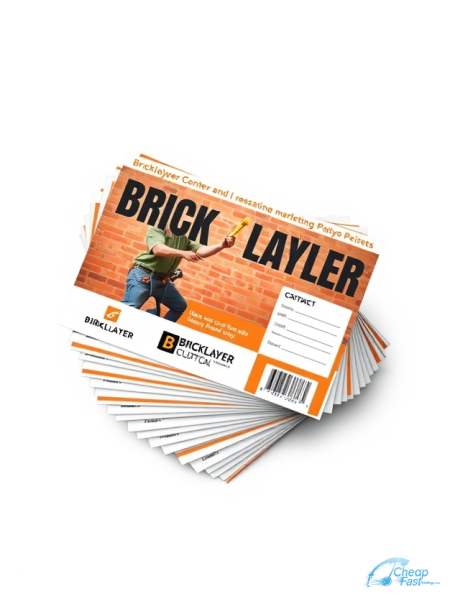 5000 Cost Effective 3.5x5 18pt Premium Kraft Bricklayer Bulk Postcards