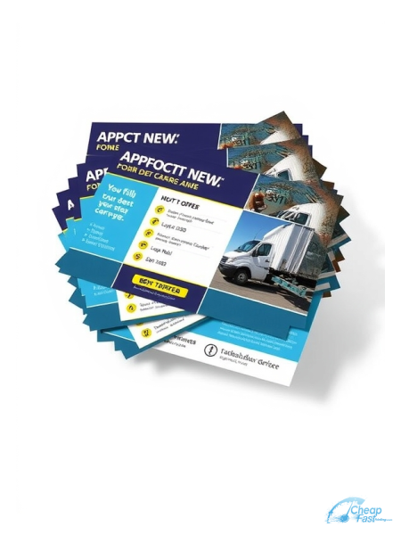 2500 Cut Rate 4x6 38pt Trifecta Blue With Velvet Finish Business Development Manager Bulk Postcards
