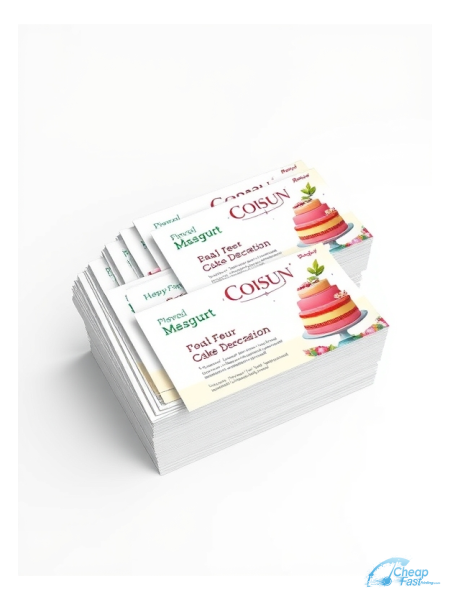 250 Entry Level 4.25x5.5 13pt Premium Linen Cake Decorator Bulk Postcards