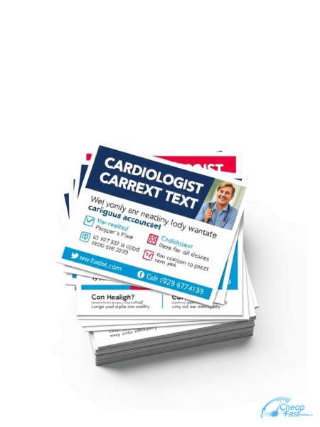 5000 Discount 3x6 18pt Premium Kraft Cardiologist Bulk Postcards