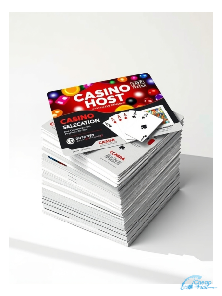 100 Urgent 4.5x11 18pt Ultra Premium Pearl Casino Host Bulk Postcards