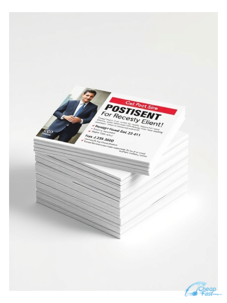 250 Low Price 3.5x5.5 18pt Ultra Premium Smooth White Ceo President Bulk Postcards