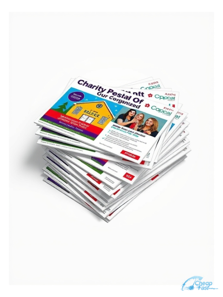 Charity Event Organizer 4.25" x 6" Postcards printed on premium cardstock