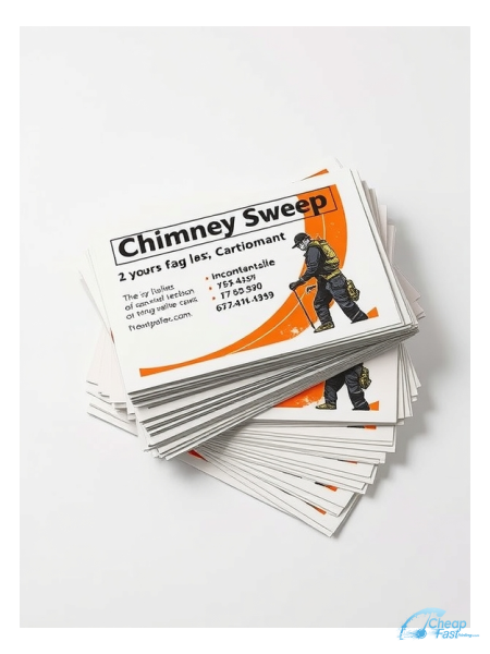 2500 Budget 6.5x12 16pt Premium Matte Chimney Sweep Bulk Postcards