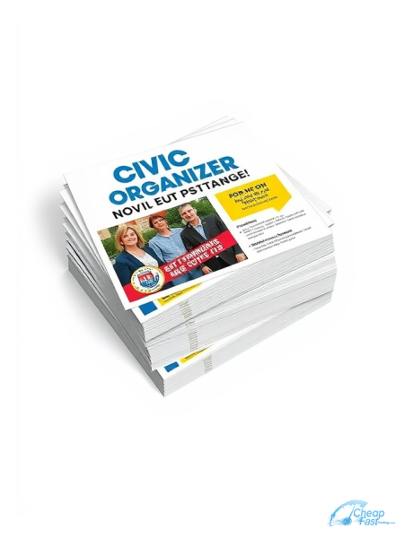 250 Low Price 8.5x11 18pt Ultra Premium Smooth White Civic Organizer Bulk Postcards