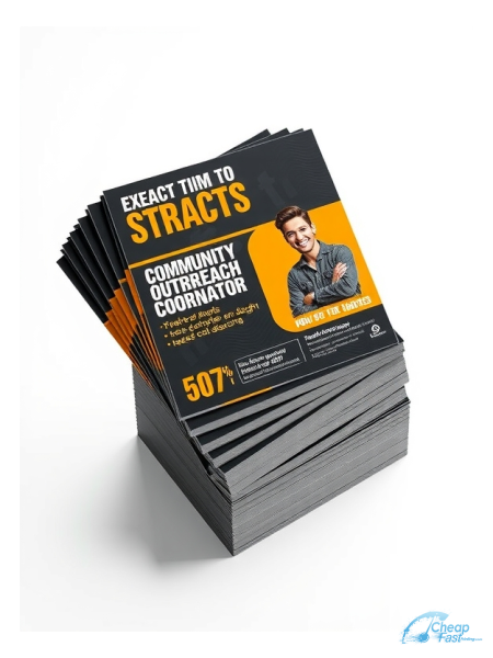 Community Outreach Coordinator 5" x 7" Postcards printed on premium cardstock