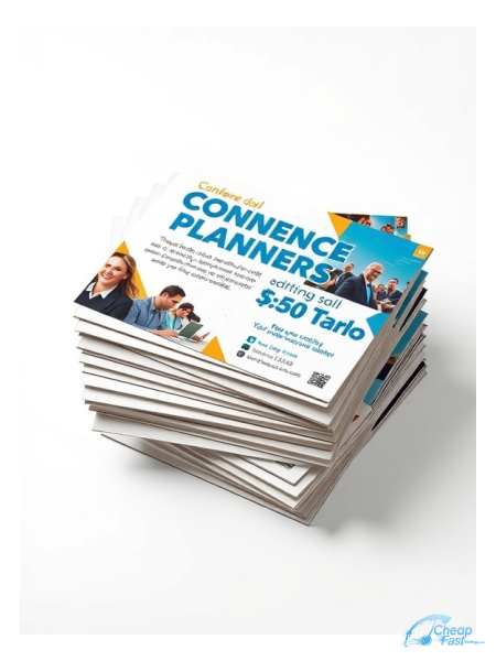 5000 Reduced Price 3.5x5.5 18pt Premium Kraft Conference Planner Bulk Postcards