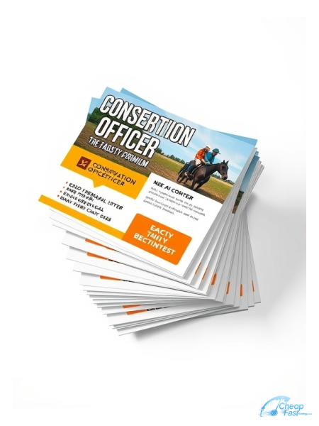 100 Low Rate 3.5x6 18pt Ultra Premium Pearl Conservation Officer Bulk Postcards