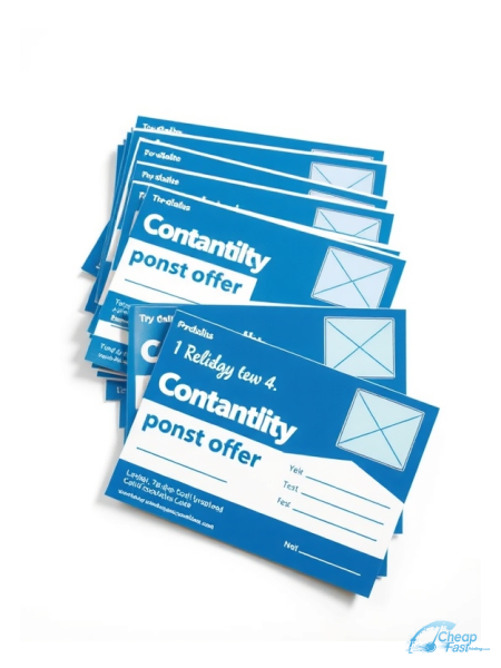 2500 Rapid 4x9 38pt Trifecta Blue With Velvet Finish Content Strategist Bulk Postcards