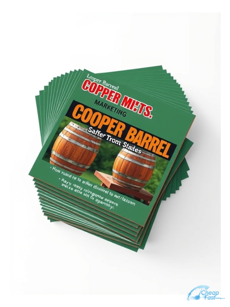 Cooper Barrel Maker 3.5" x 6" Postcards printed on premium cardstock