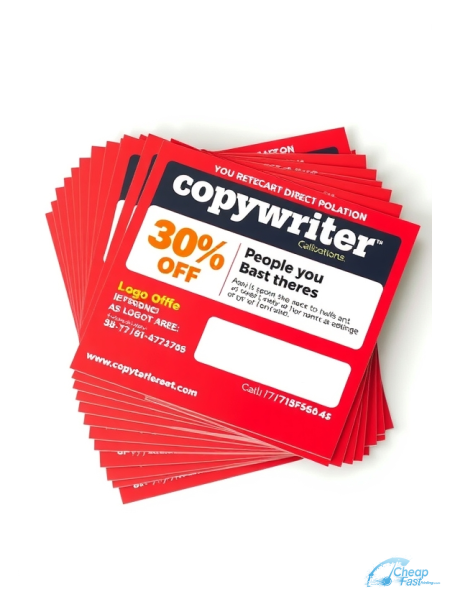 Copywriter 6" x 6" Postcards printed on premium cardstock