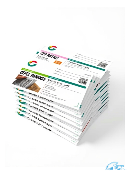 Credit Union Manager 6" x 8" Postcards printed on premium cardstock