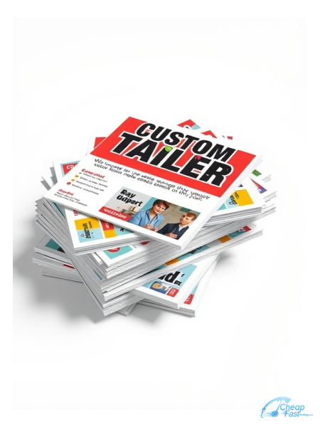 250 Affordable 5x7 18pt Ultra Premium Smooth White Custom Tailor Bulk Postcards