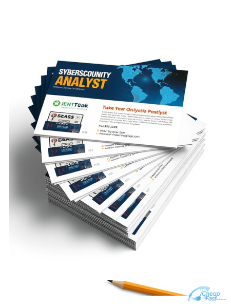 Cybersecurity Analyst 6" x 9" Postcards printed on premium cardstock